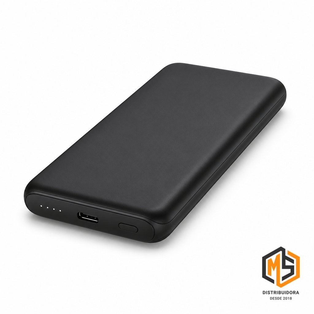 POWER BANK 10.000 MAH COM INDUÇÃO